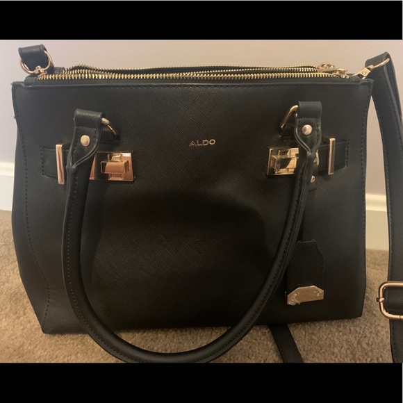 ALDO BLACK PURSE - Picture 1 of 7